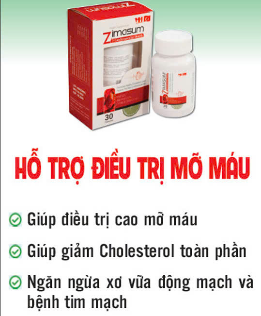 Thuốc hỗ trợ tim mạch Zimasum