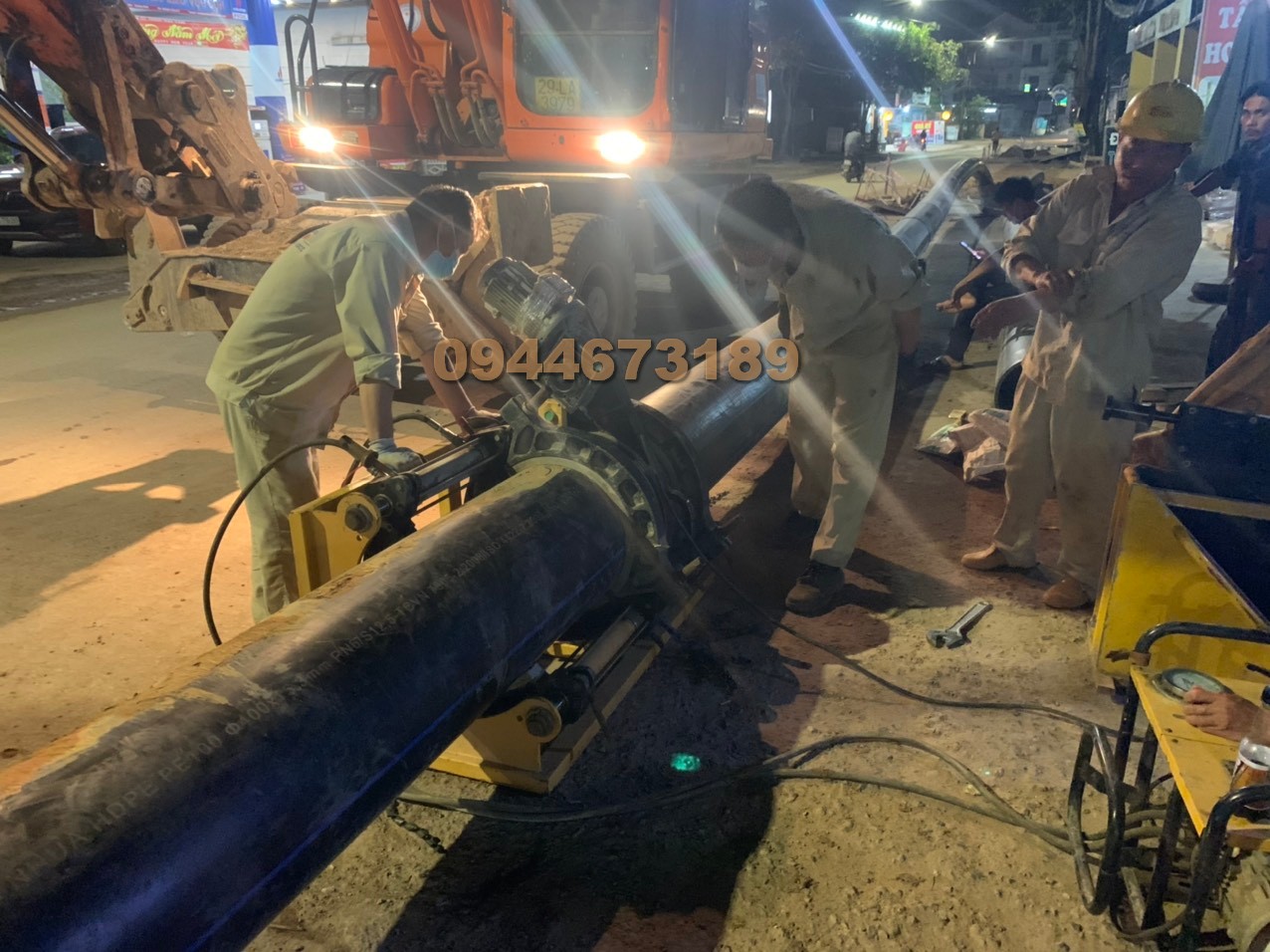 Khoan ngầm ống nước thải