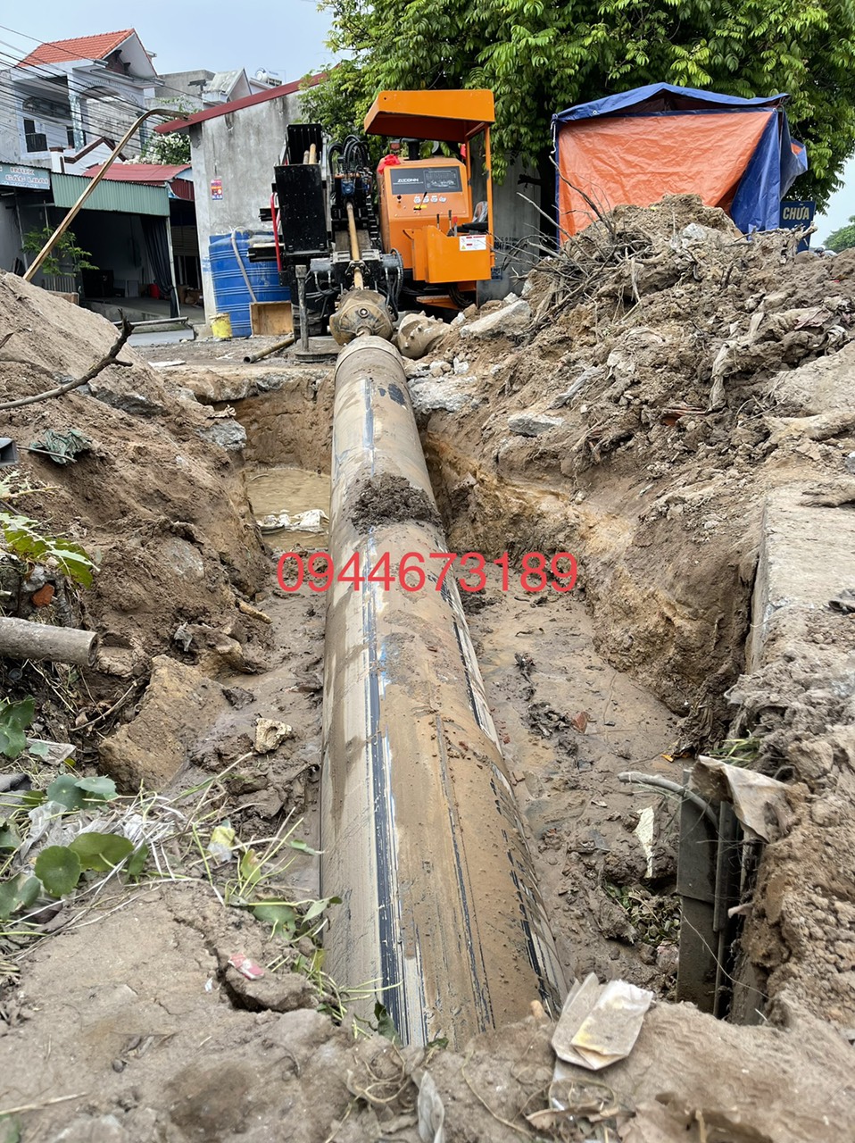 Báo giá dịch vụ khoan ngầm ống D600