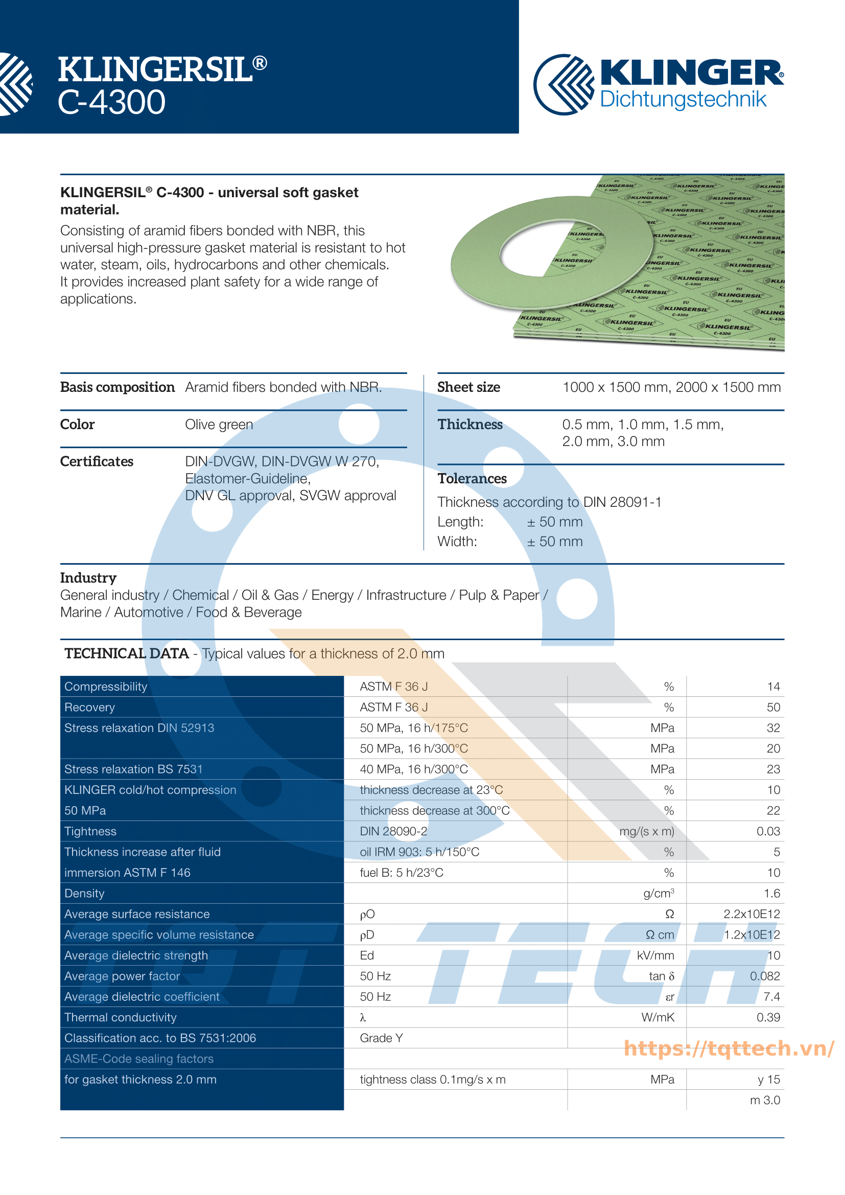 catalogue klinger C-4300_1