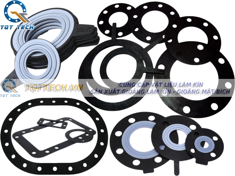 Gioăng cao su là sản phẩm đặc thù được làm từ cao su tự nhiên hoặc cao su tổng hợp