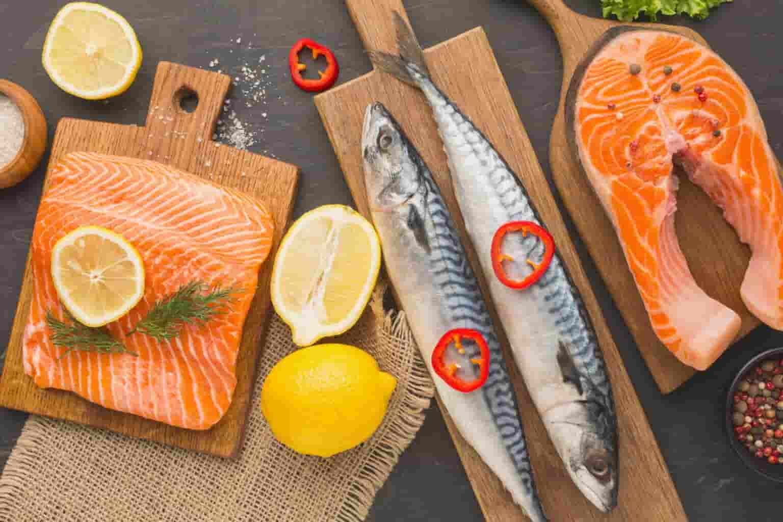Cá hồi, cá thu, cá ngừ giàu Omega-3