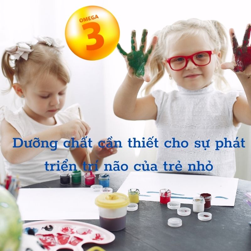 omega 3 tốt cho trí não trẻ em