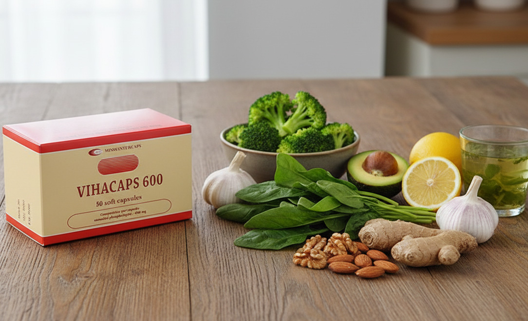 Vihacaps 600 hỗ trợ điều trị gan nhiễm mỡ