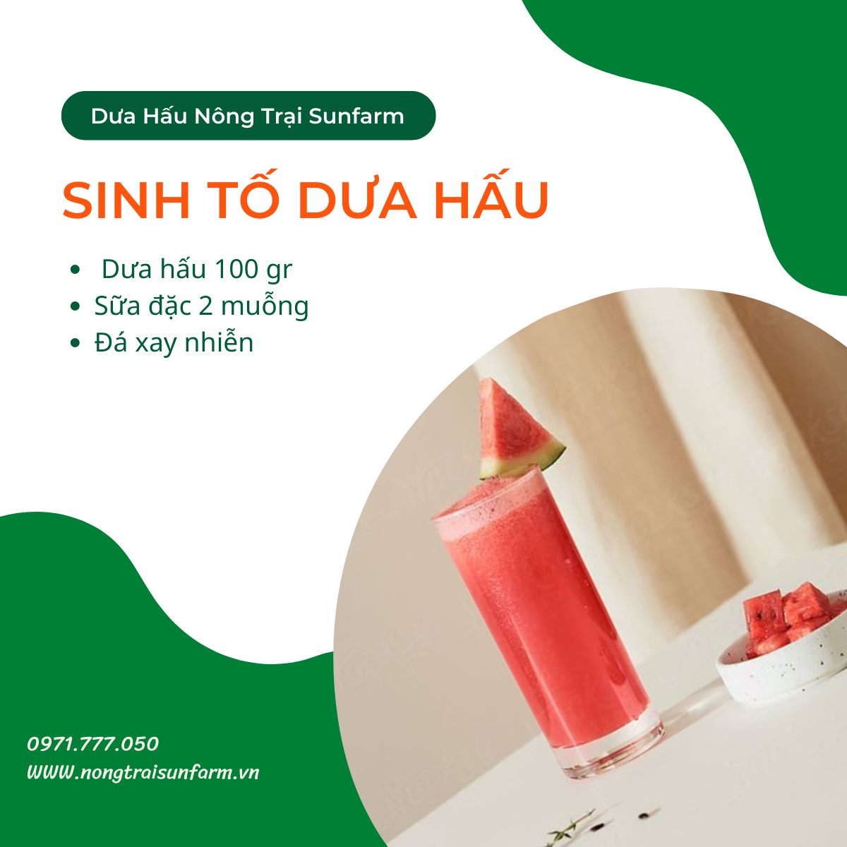 Ly sinh tố dưa hấu thành phẩm