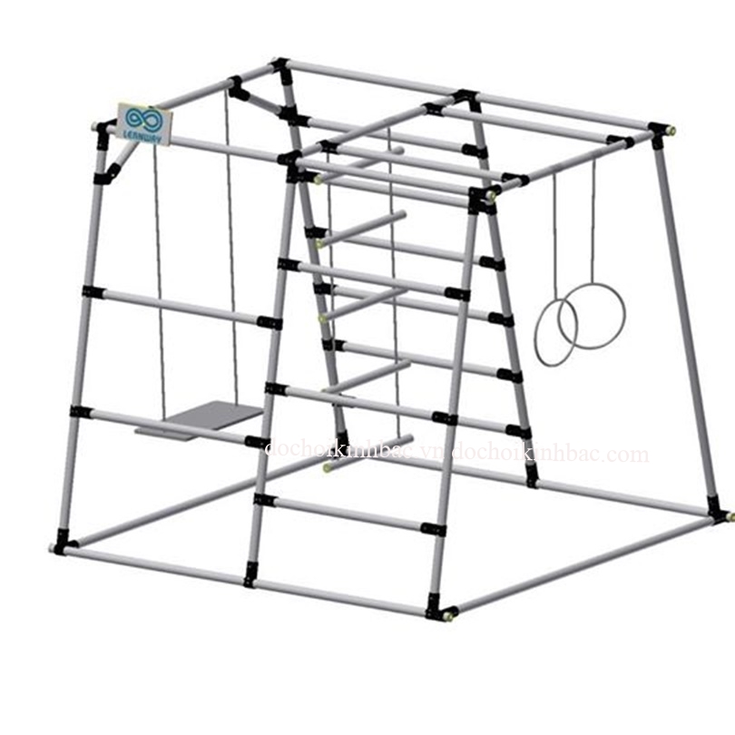 Ảnh bộ vận động xà đu đa năng mầm non dành cho trẻ em