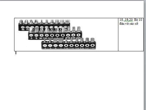 bộ dụng cụ bảo trì nhà liên hoàn