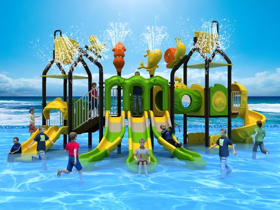 Liên hoàn cầu trượt bể bơi