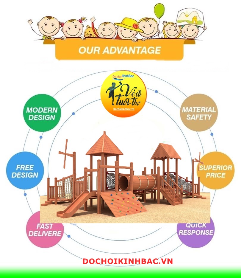 liên hoàn gỗ ngoài trời