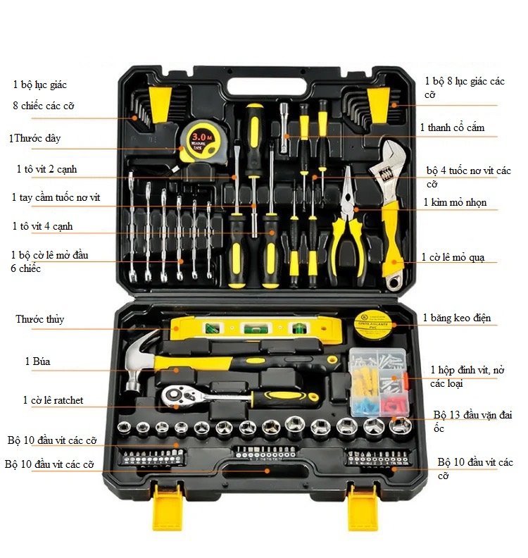 Review bộ dụng cụ bảo trì khu vui chơi liên hoàn