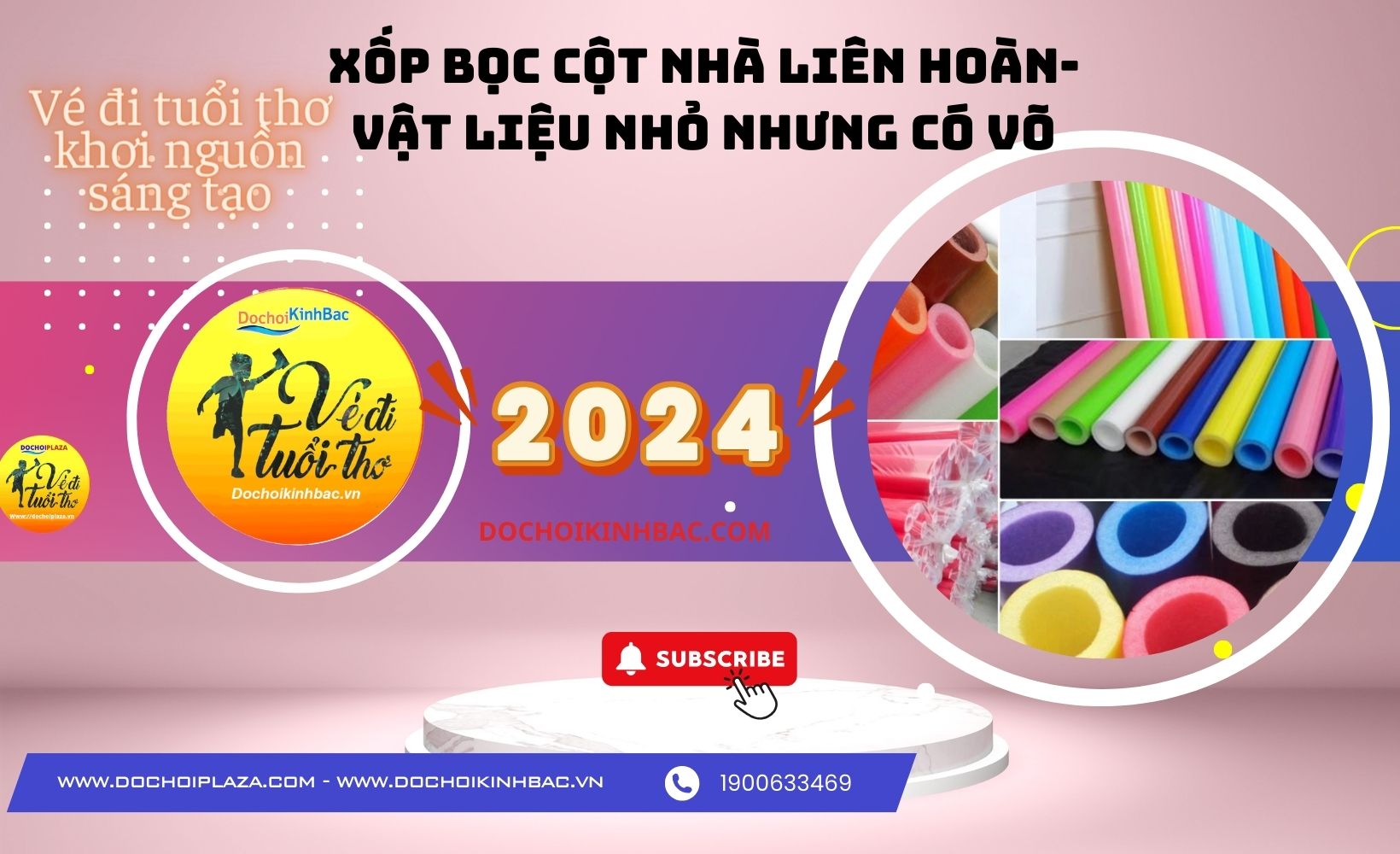 xốp bọc cột