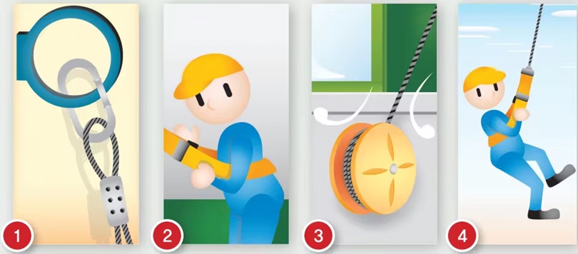 Bộ thang dây thoát hiểm