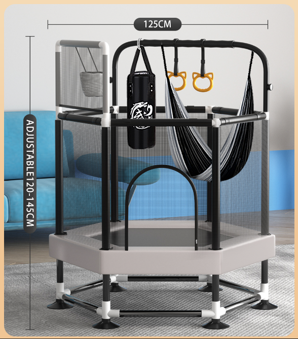 Trampoline kids port slide Home