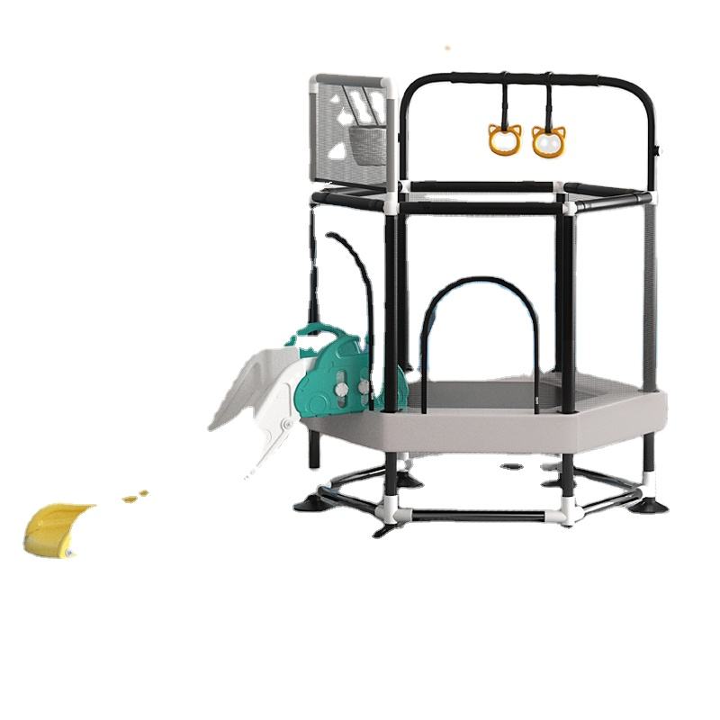 Trampoline kids port slide Home