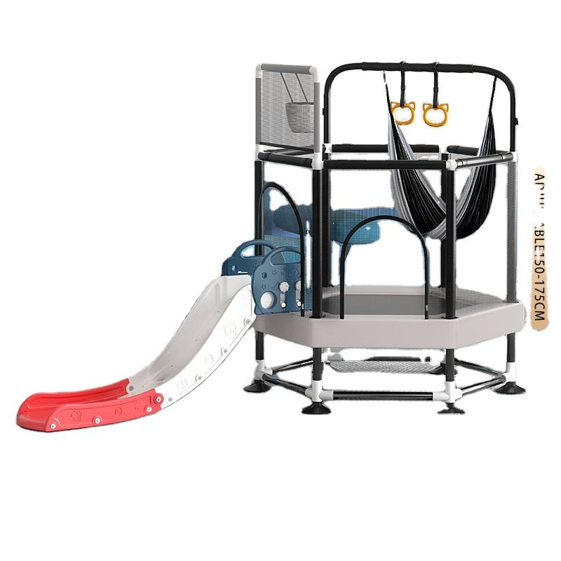Trampoline kids port slide Home