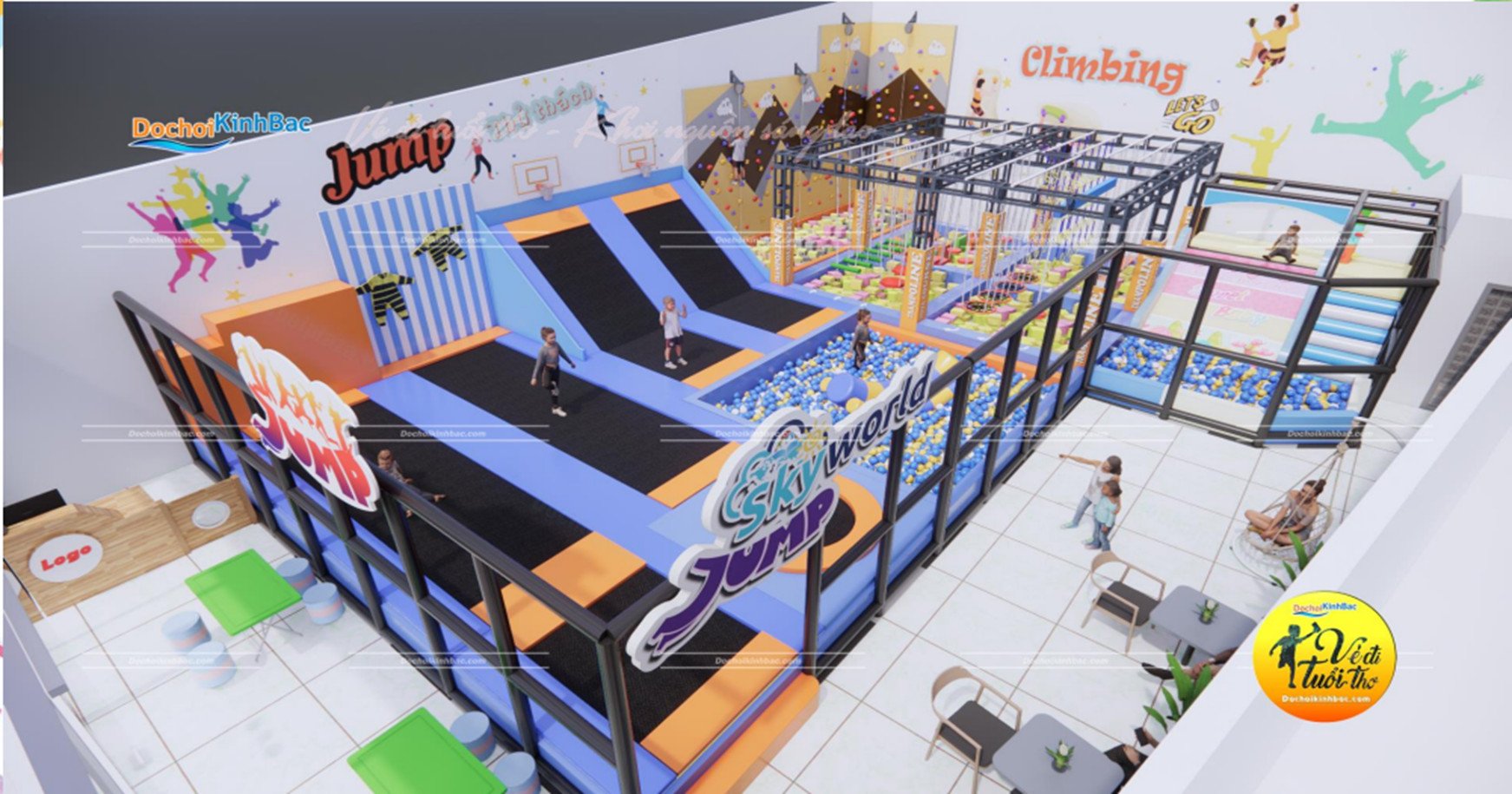 Sàn nhún trampoline