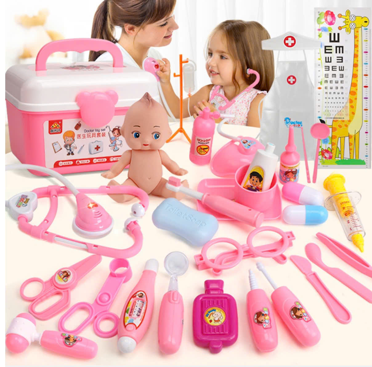 Bộ Đồ chơi bác sỹ DCBSKB07 Dochoikinhbac Giải trí hấp dẫn dành cho trẻ em