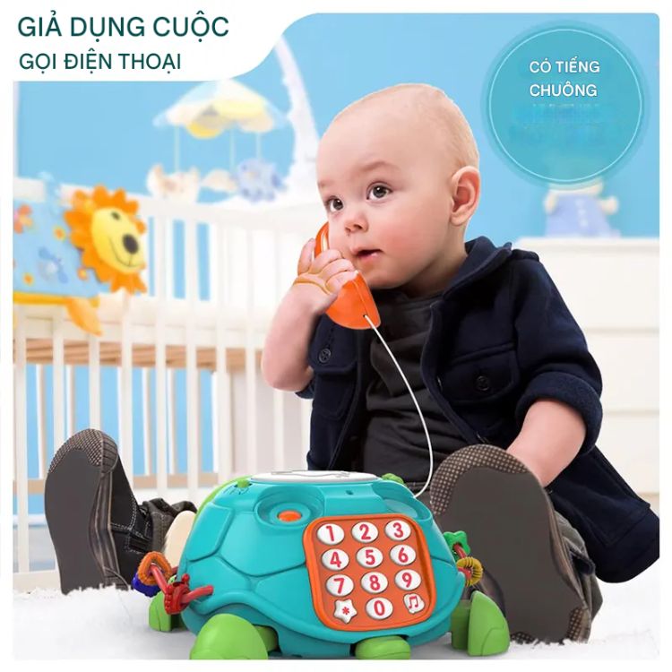 Đồ Chơi Hình Rùa Âm Nhạc Cho Bé 6 – 18 Tháng DCANKB08 – Vừa chơi, vừa học, vừa khám phá