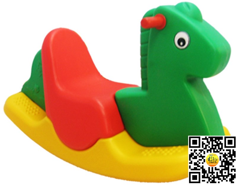 Bập bênh ngựa đơn lắp ghép KBBL03 Size:84*30*46cm Sản phẩm nhựa đẹp cho bé vui chơi