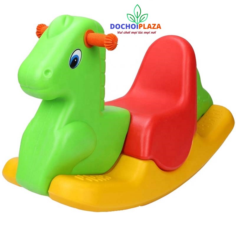 Bập bênh ngựa đơn lắp ghép KBBL03 Size:84*30*46cm Sản phẩm nhựa đẹp cho bé vui chơi