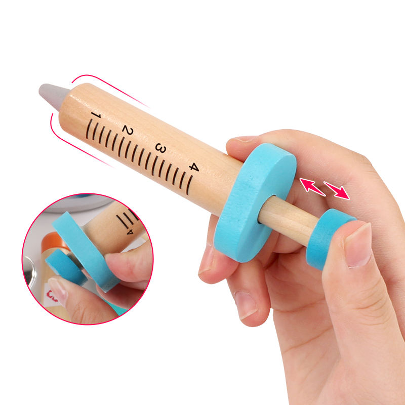 Bộ đồ chơi Bác sỹ KBSTB04.1 bằng gỗ Cho Bé thử tài làm bác sỹ nhí- Bộ bác sỹ đồ chơi cao cấp.
