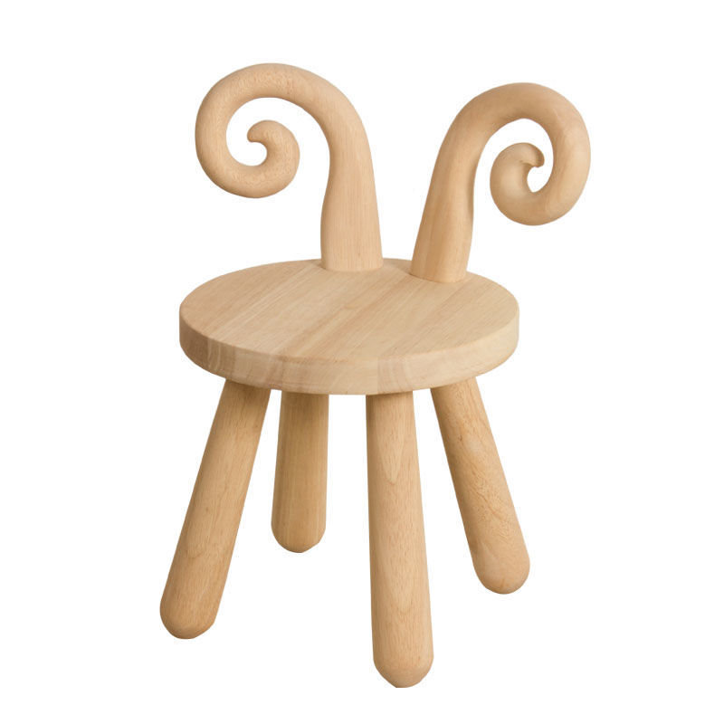 Ghế gỗ mầm non sừng cừu KBGGT16 Sản phẩm ghế gỗ tự nhiên cao cấp được các bé yêu thích.