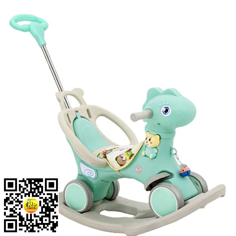 Bập bênh đơn,xe chòi chân,xe đẩy cho bé Hot 2022 KBBDN06 - Size 80x36x76x56 Cm