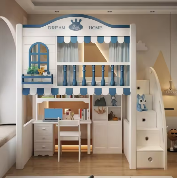 Phòng chơi trong nhà chủ đề Dream House PCTNKB10 – Không gian mơ ước cho bé