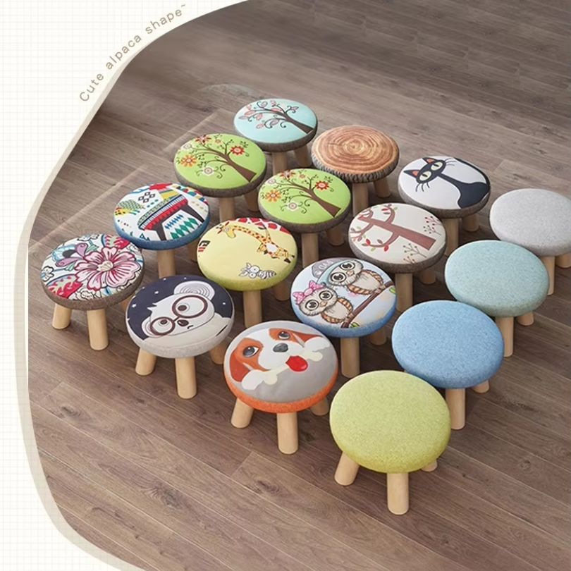Ghế Đẩu Gỗ Nguyên Khối Hình Nấm – Dễ Thương, Chắc Chắn, Dùng Được Mọi Không Gian