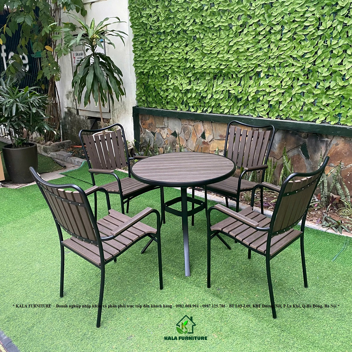 Bộ bàn ghế sân vườn CPS-NK21