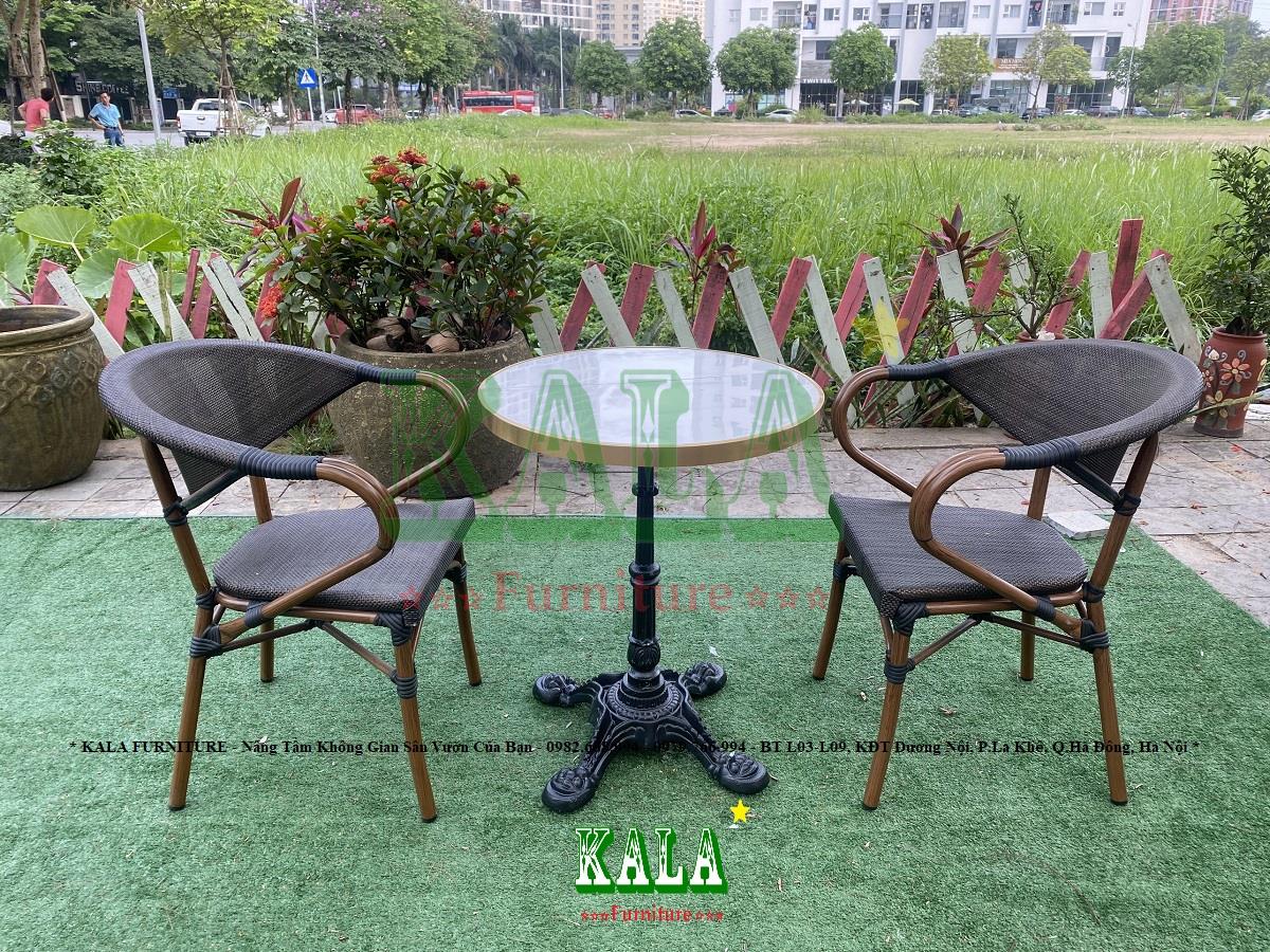 Bộ 1 bàn 2 ghế cho sân vườn BGC-TL01