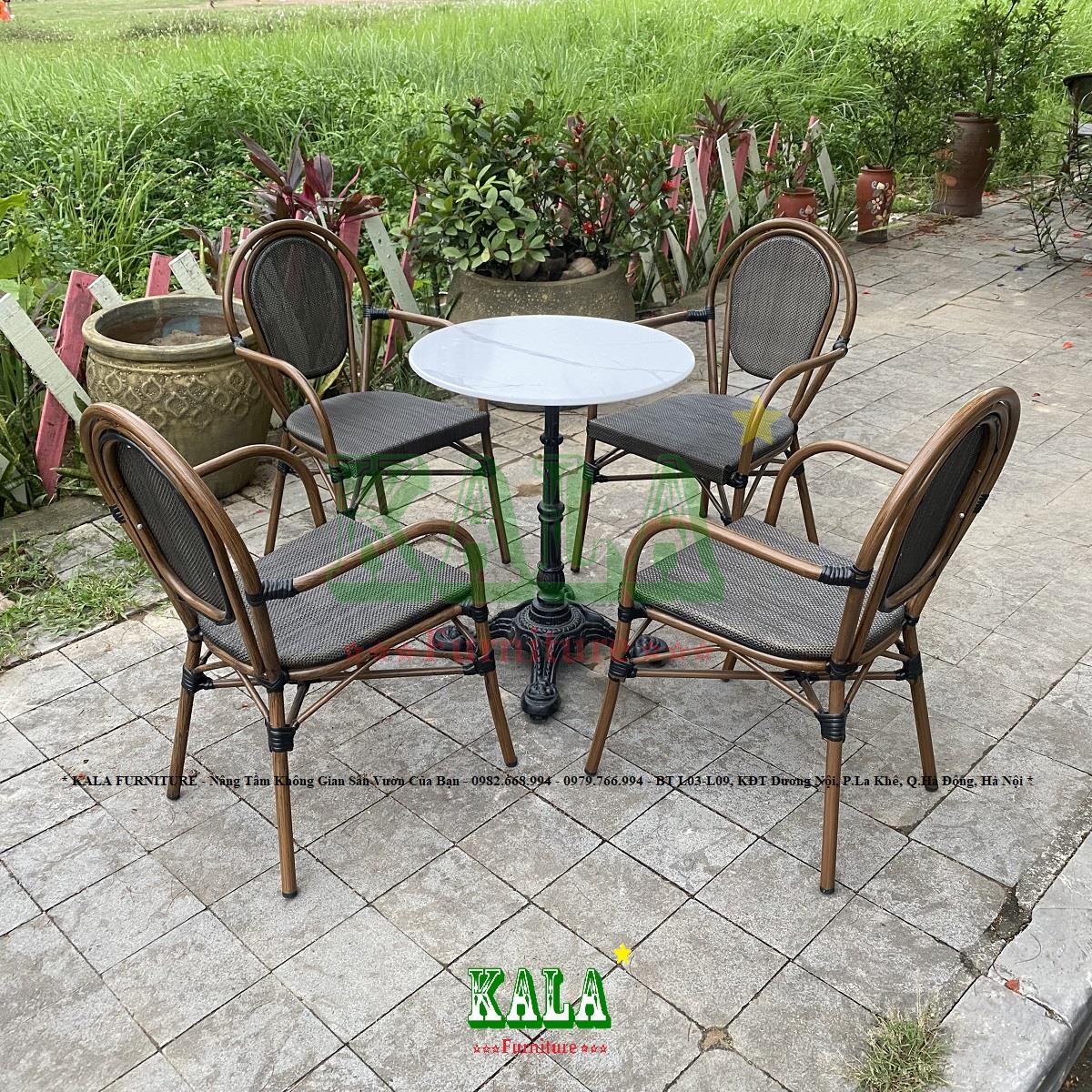 Bộ bàn ghế cafe BGC-TL08