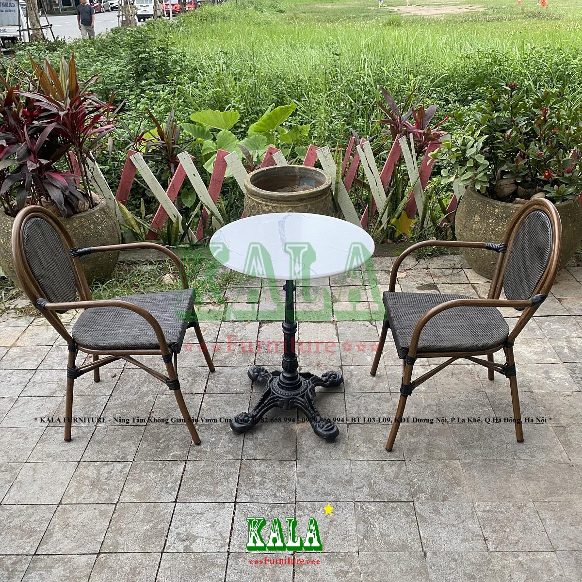 Bộ bàn ghế cafe BGC-TL08