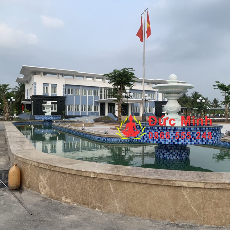 Hoàn Thiện Đài Phun Nước Đá Phong Thủy Đẹp Tại Bến Tre