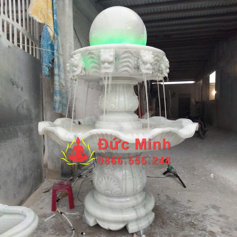 Đài Phun Nước Đá Sân Vườn Đẹp Tại Đồng Nai