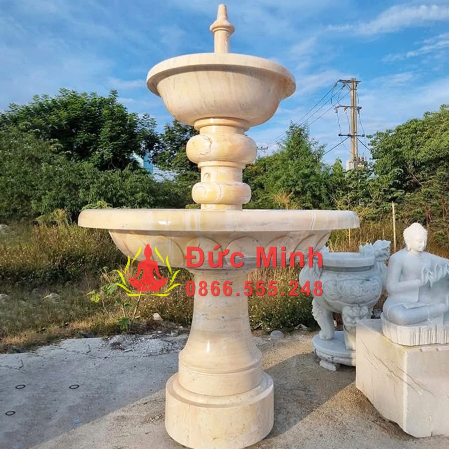 Đài Phun Nước Đá Sân Vườn Đẹp Tại Hà Tĩnh