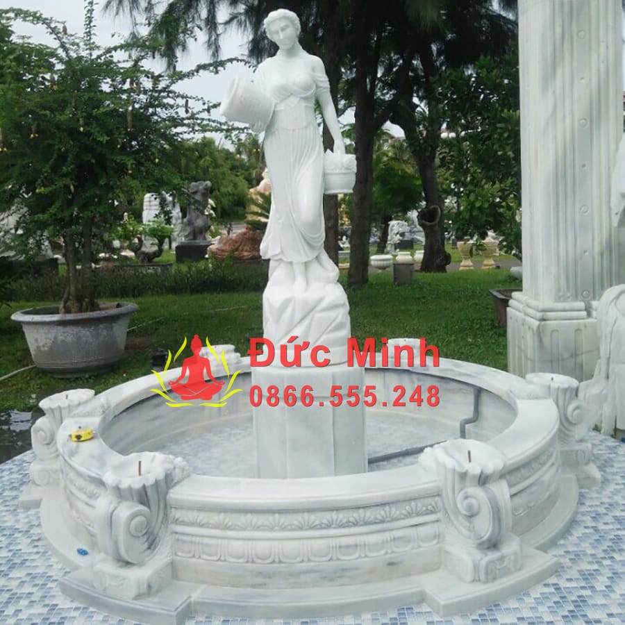 Đài Phun Nước Đá Sân Vườn Đẹp Tại Huế