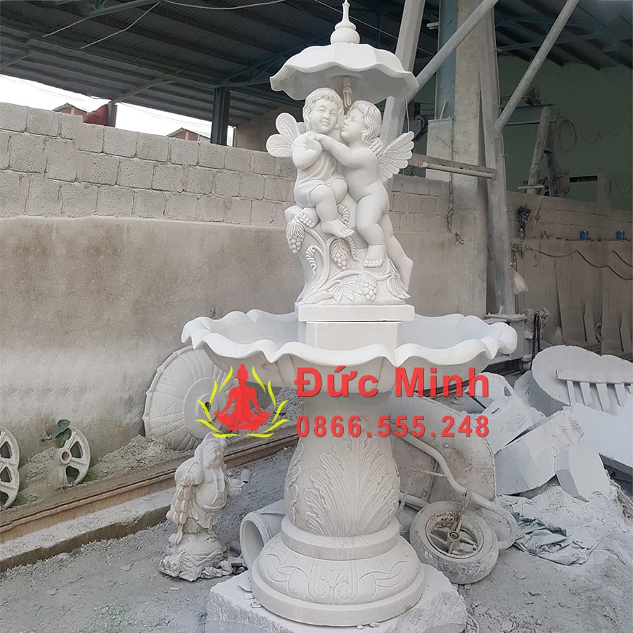 Đài Phun Nước Đá Thiên Thần Đẹp Tại Hồ Chí Minh