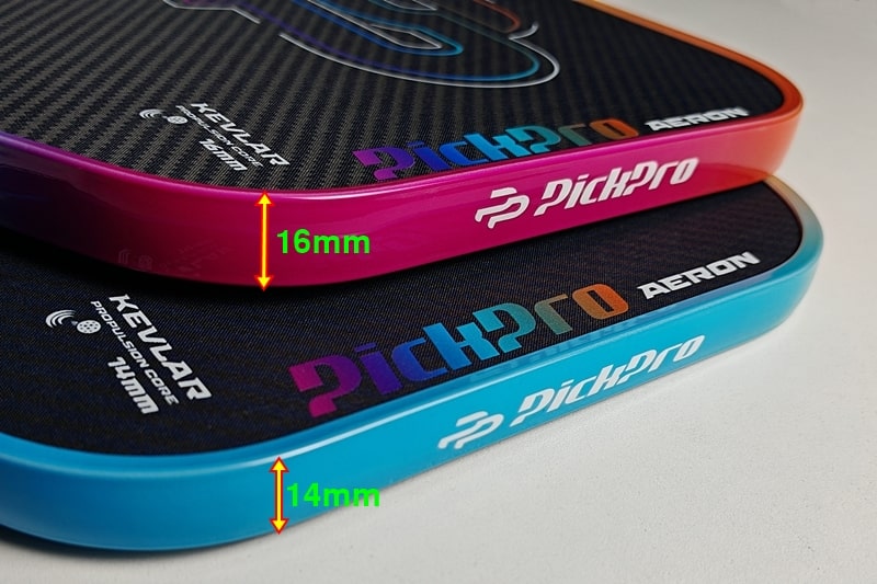 So sánh vợt Pickleball 14mm và 16mm: Nên chọn loại nào?