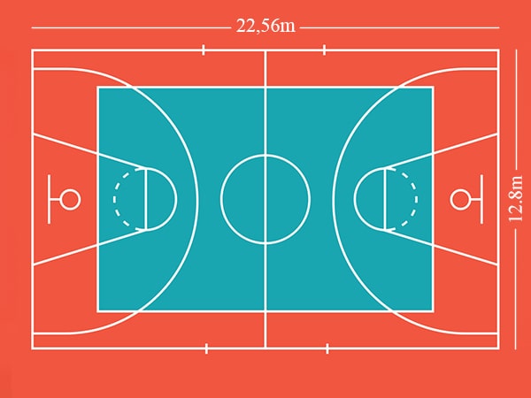 Cập nhật kích thước sân bóng rổ mini tiêu chuẩn cho từng độ tuổi