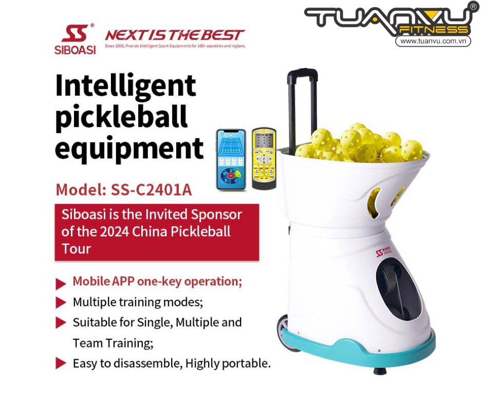 Máy bắn bóng Pickleball tự động chính hãng, giá rẻ nhất Hà Nội