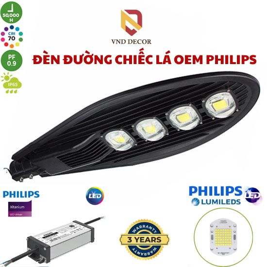 ĐÈN ĐƯỜNG CHIẾC LÁ OEM PHILIPS