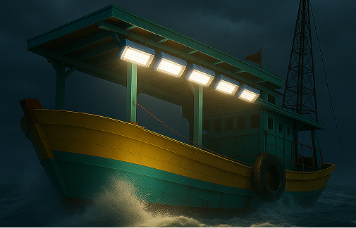 Đèn LED Đánh Cá DC09 700W Rạng Đông