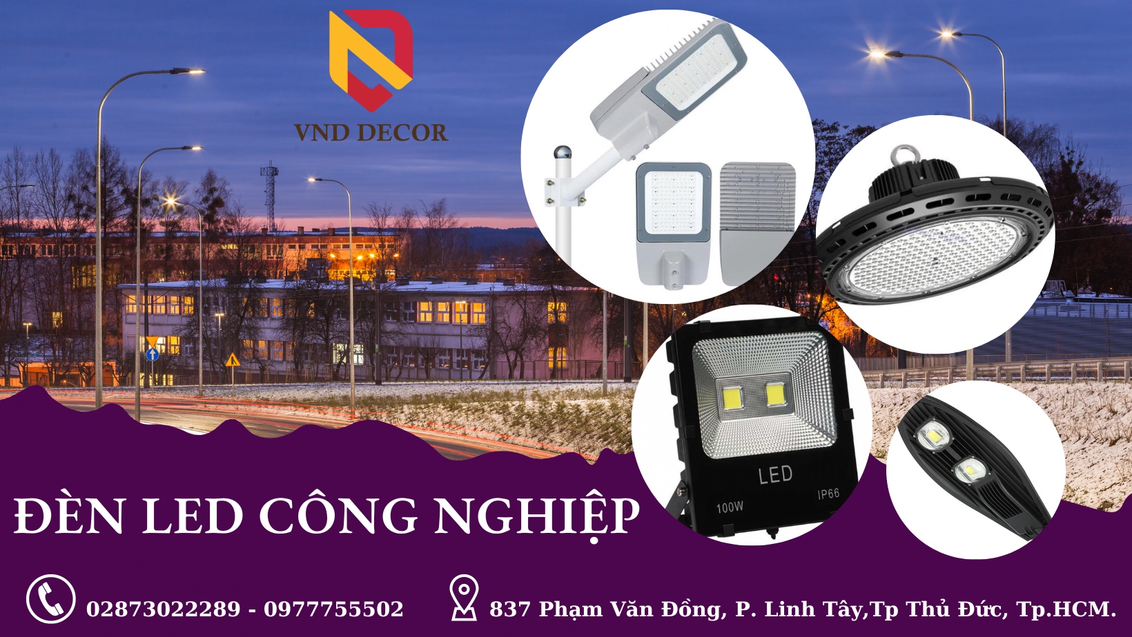 Đèn Led Chiếu Sáng Công Nghiệp