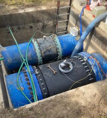 Thiết bị KROHNE AQUAFLUX 2000F DN 1600 sau 20 năm hoạt động