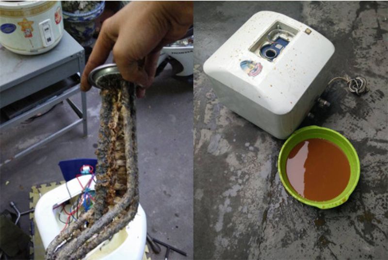 Bình nóng lạnh bị rò nước do bình bị thủng