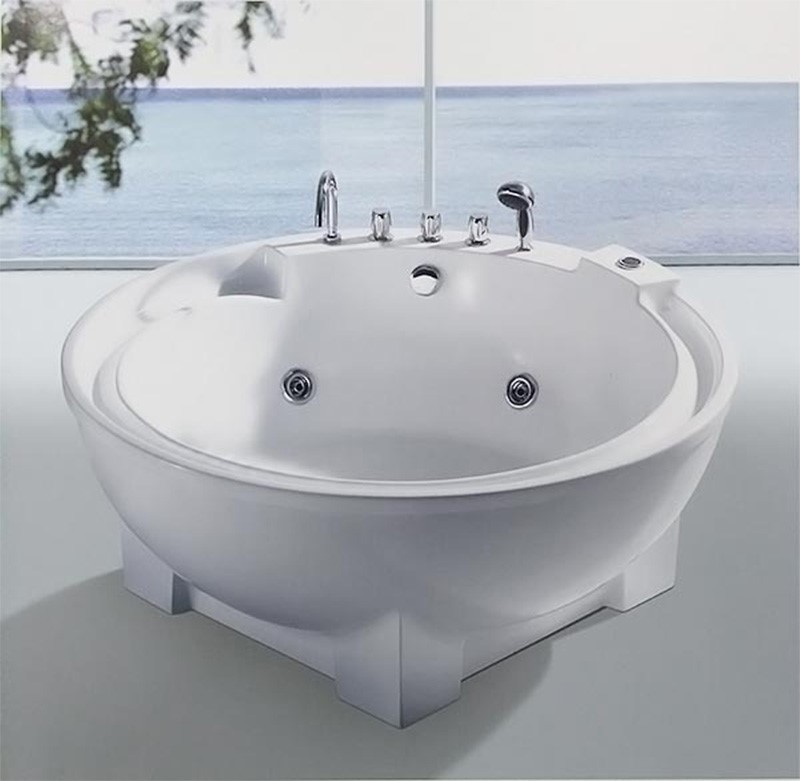 Bồn tắm nằm 2 người hình tròn