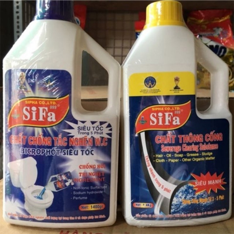 Dung dịch thông bồn cầu Sifa