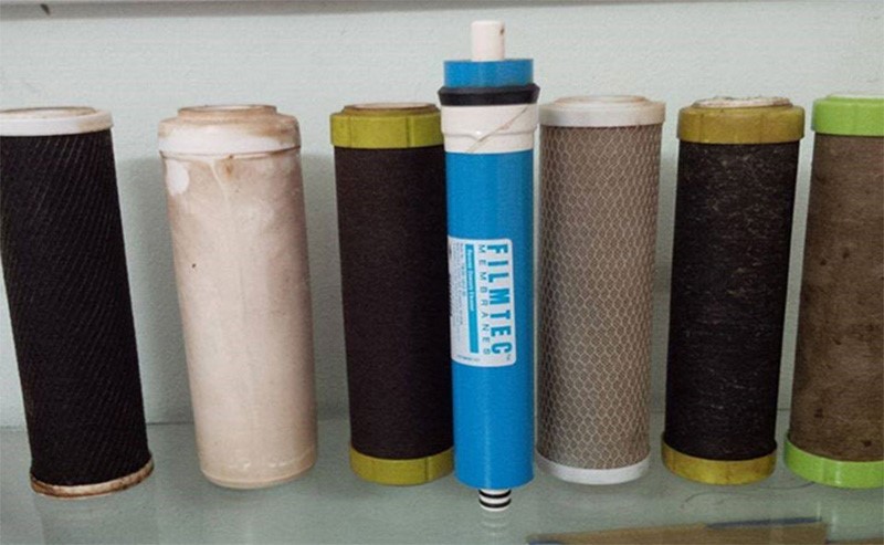 Lõi máy lọc nước lâu không được thay thế dẫn tới tắc nghẽn