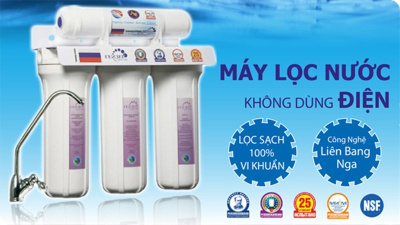 Máy lọc nước không sử dụng điện